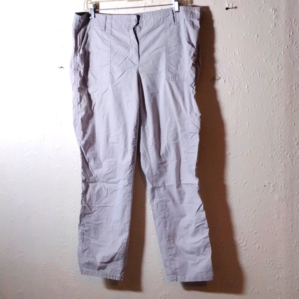 Liz Claiborne, Size 12,gray, boyfriend, cargo pants